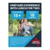 Activity Superstore Vineyard with Lunch for Two Gift Experience Voucher view 1