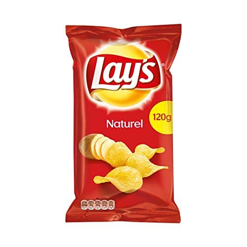 Natural Flavor Chips | Lay's | Natural Salt Chips | Total Weight 120 Grams