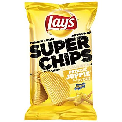 Patatje Joppie Chips | Lay's | Superchips Patatje Joppie | Total Weight 215 Grams