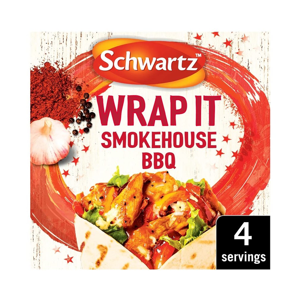 Schwartz Smokehouse BBQ Wrap It Recipe Mix, 30g