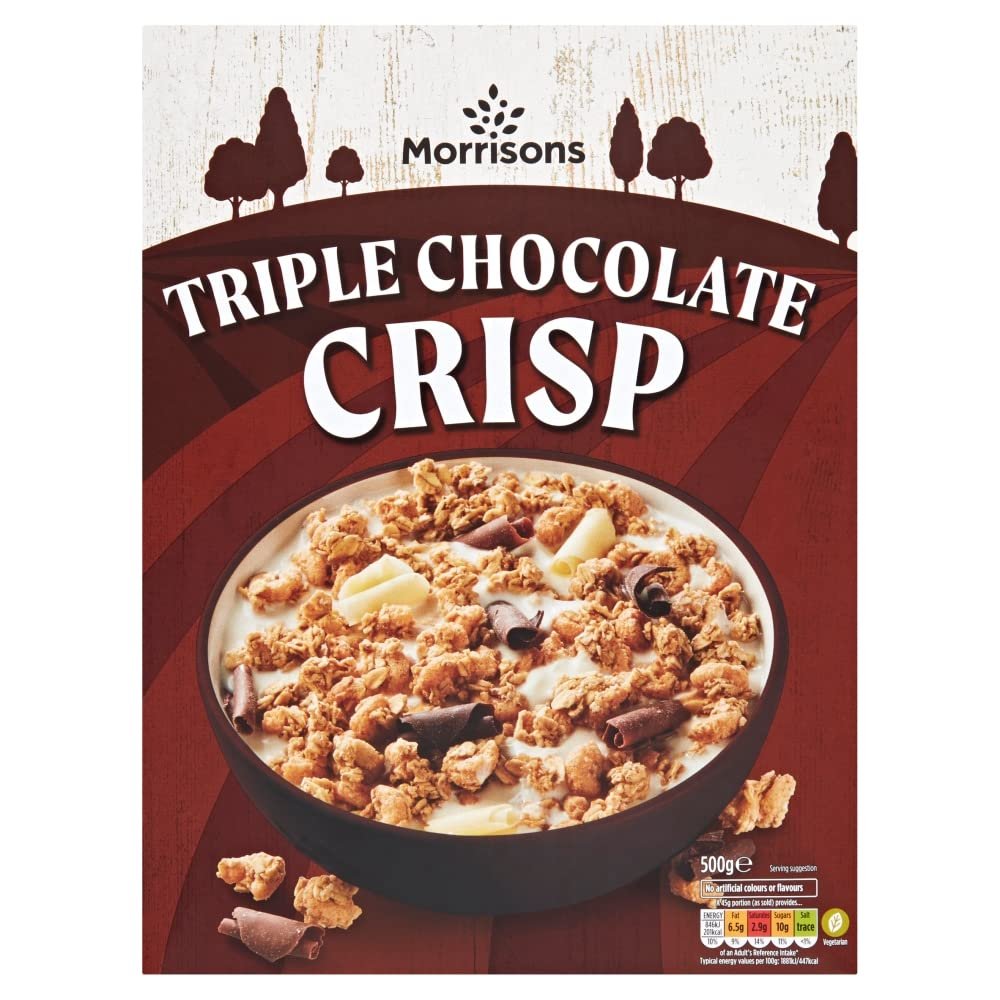 Morrisons Triple Chocolate Crisp 500g