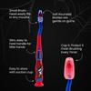 Marvel Spiderman Kids Toothbrush Set - Soft-Bristle Toothbrush with Suction Cup & Protective Cap, Mint-Flavoured Toothpaste, and Multi-Purpose Beaker | Travel-Ready Oral Care Kit for Children Ages 3+ view 4