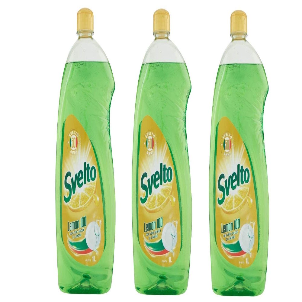 CASAMANIA 3X Svelto Lemon Dishes - Degrease Also in Cold Water