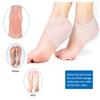 3 Pairs Soft Gel Heel Protector Crack Heel Breathable Soft Foot Relieve Pressure by Pedimend | Plantar Fasciitis Heel Cushion Foot Sleeve view 2