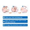 3 Pairs Soft Gel Heel Protector Crack Heel Breathable Soft Foot Relieve Pressure by Pedimend | Plantar Fasciitis Heel Cushion Foot Sleeve view 4