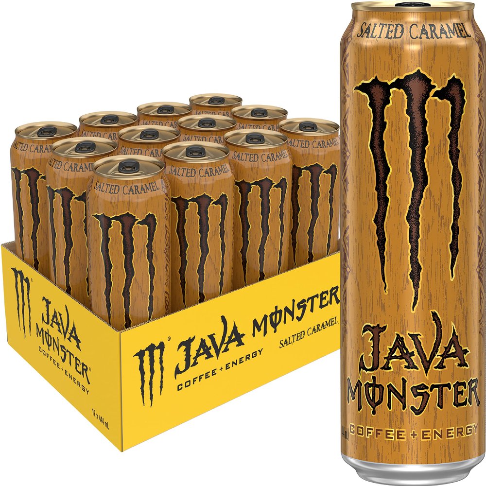Monster Java Salted Caramel Cans, 444 mL, 12 Pack