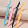 24 Pieces Eyebrow Razor Facial Razor Shaper Trimmer with Precision Cover4 Colors view 2