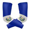 poeticcity El Salvador Flag 1 Pair Arm Compression Sleeves Arm Sleeve Cooling Warmer UV Protection view 1