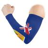poeticcity Turks and Caicos Flag 1 Pair Arm Sports Sleeves Cooling Warmer UV Protection view 2