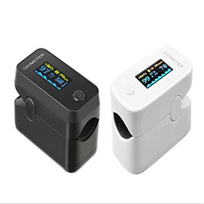 ComDent Pulse Oximeter, 3 in 1 Pulse Oximeter Fingertip with SpO2 Pulse Oximeter, Pulse Rate,Heart Rate Monitor, Fast Reading, Perfect for Sports, Home, Nursing Homes (White/Black)
