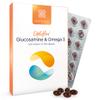 Healthspan Glucosamine & Omega 3 | 120 Capsules | Joint Health | Added Vitamin C | 400mg Optiflex Glucosamine HCI | 300mg Omega 3 Fish Oil | Highly Purified & Sustainably Sourced view 1