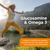 Healthspan Glucosamine & Omega 3 | 120 Capsules | Joint Health | Added Vitamin C | 400mg Optiflex Glucosamine HCI | 300mg Omega 3 Fish Oil | Highly Purified & Sustainably Sourced view 3