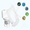 Toilet seat Covers,Disposable Toilet seat Covers with Adhesive,Extra Large,Waterproof,no Slip,Suitable for Pregnant Women Travel Office Home(5 Packs,10 Sheets Each) view 3