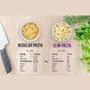 Eat Water Slim Pasta Fettuccine Zero Carbohydrate Enviro Pack of 5 * 270 Grams | Made from Organic Konjac Flour | Keto Paleo Diet and Vegan | Zero Sugar, Low Calorie Food view 4