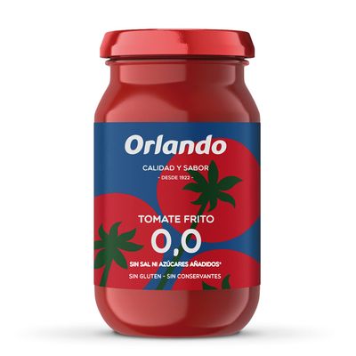Orlando, Tomate Sauce 0.0, No Salt & Sugar Added, Preservatives & Gluten Free, 295 gr