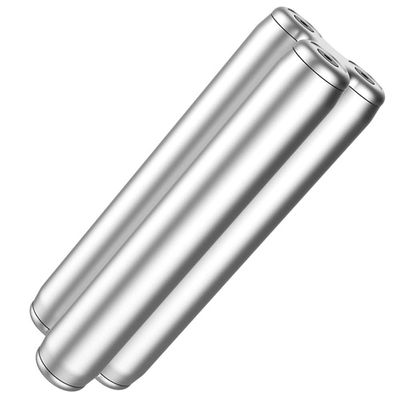 Silent hand-held fingertip roller, relieve stress and tension, portable, massage, comfortable (Silver)