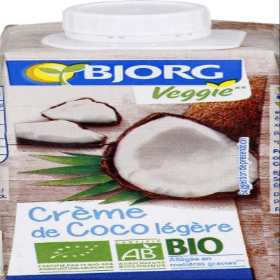 Bjorg Light Organic Coconut Cream 200ml
