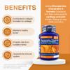 Zipvit Glucosamine and Chondroitin High Strength Turmeric Supplement with Vitamin C, Rosehip, Ginger & Zinc, 90 Capsules view 3