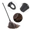 Alinory Duster Broom, Brown, Plastic & Ostrich Feather, Multipurpose Cleaning-Duster for Books, Keyboard, Decorative Articles, Washable, Reusable, 15.74in view 4