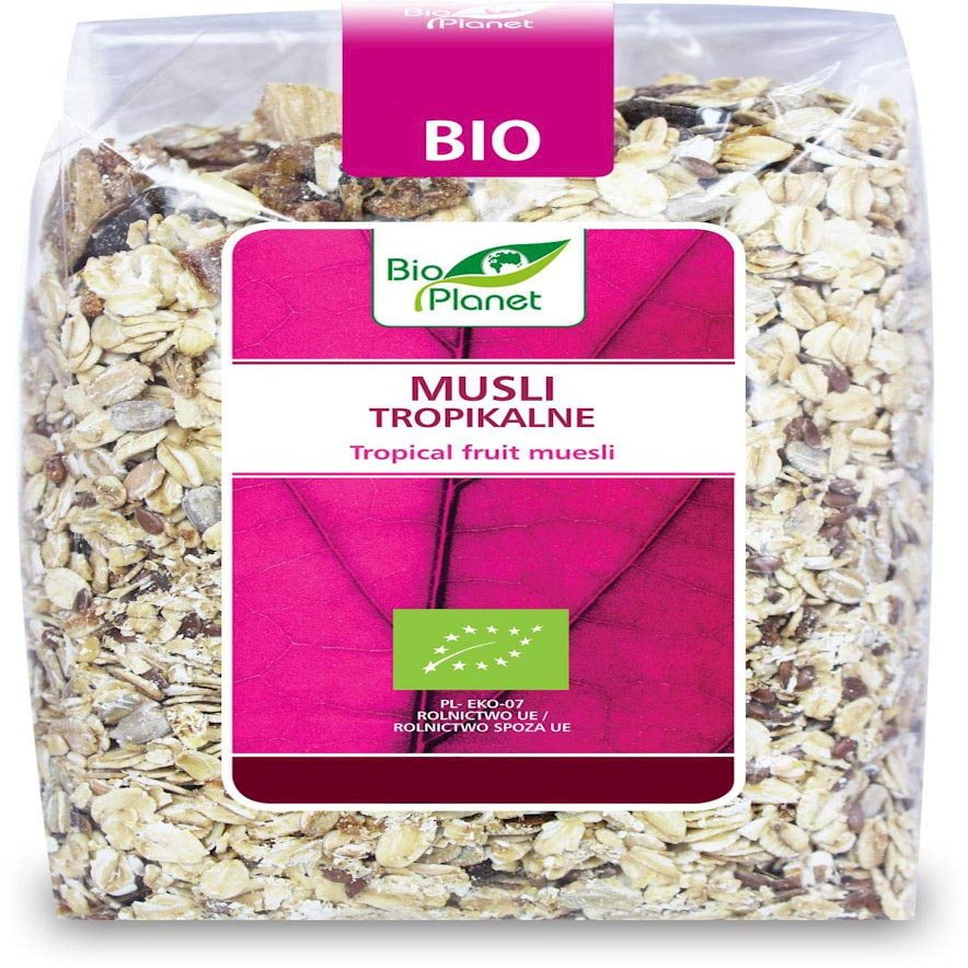 Tropical MUESLI BIO 600 g - BIO PLANET