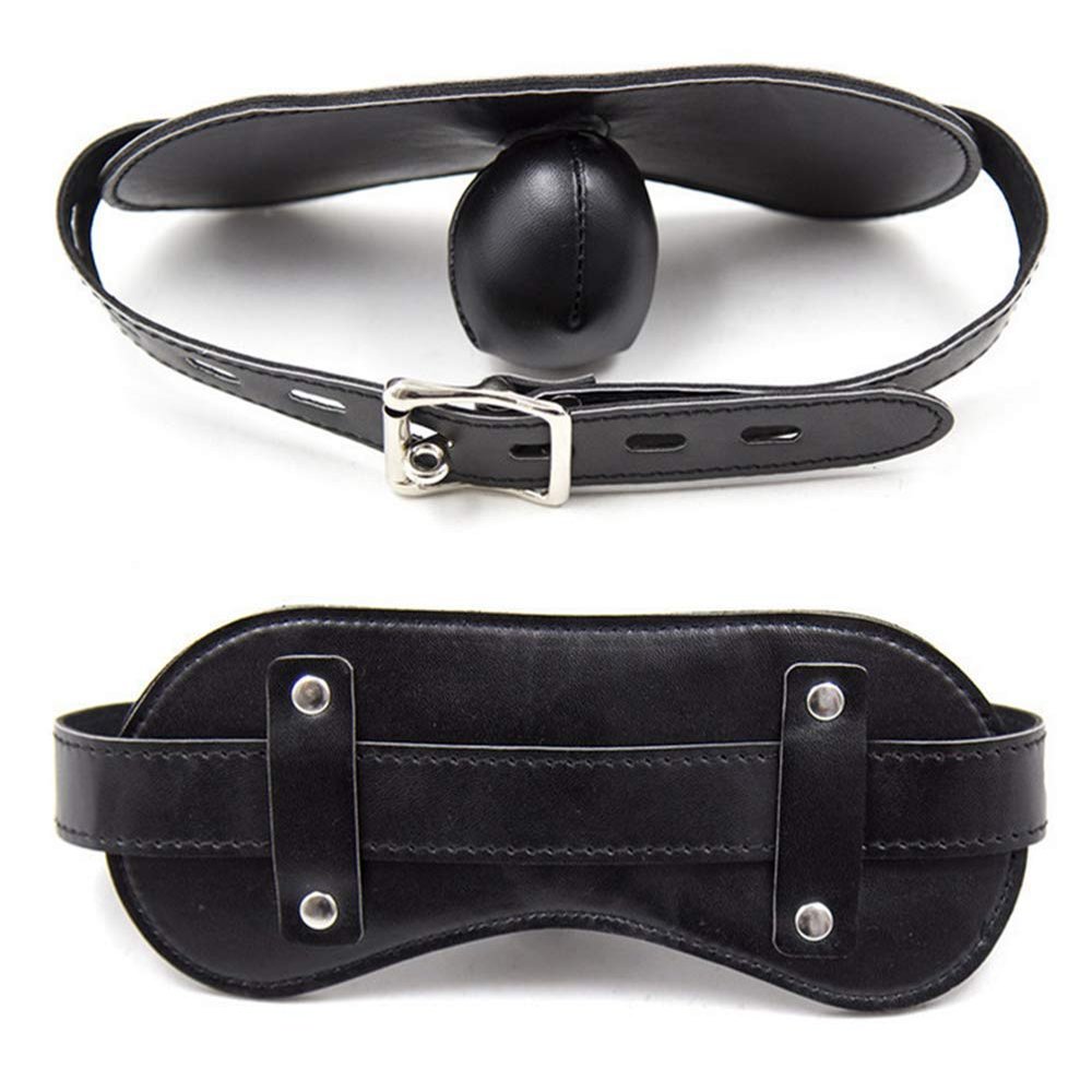 PERSONALISED LEATHER BALL TEETH GRIP TOY ADJUSTABLE STRAP