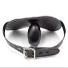 PERSONALISED LEATHER BALL TEETH GRIP TOY ADJUSTABLE STRAP view 2