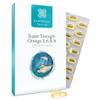 Healthspan Super Strength Omega 3, 6 & 9 1,200mg (90 Capsules) | Brain, Eye & Heart Health | Omega 3, 6 & 9 Fatty Acids | Premium Fish, Borage & Extra-Virgin Olive Oils | Sustainably Sourced view 1