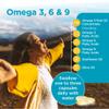 Healthspan Super Strength Omega 3, 6 & 9 1,200mg (90 Capsules) | Brain, Eye & Heart Health | Omega 3, 6 & 9 Fatty Acids | Premium Fish, Borage & Extra-Virgin Olive Oils | Sustainably Sourced view 4