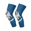 poeticcity Louisiana Flag 1 Pair Calf Sleeves Cooling Leg Support Pain Recovery view 1