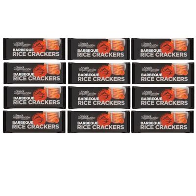 12x The Snack Org - Rice Crackers - BBQ (12 x 100g)