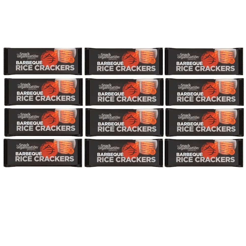 12x The Snack Org - Rice Crackers - BBQ (12 x 100g)