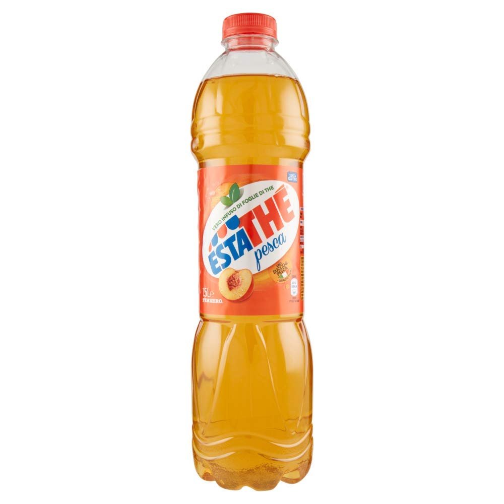 6X Ferrero iced Tea Peach The 'Pesca PET 1.5 L ESTATHE Tea The Refreshing