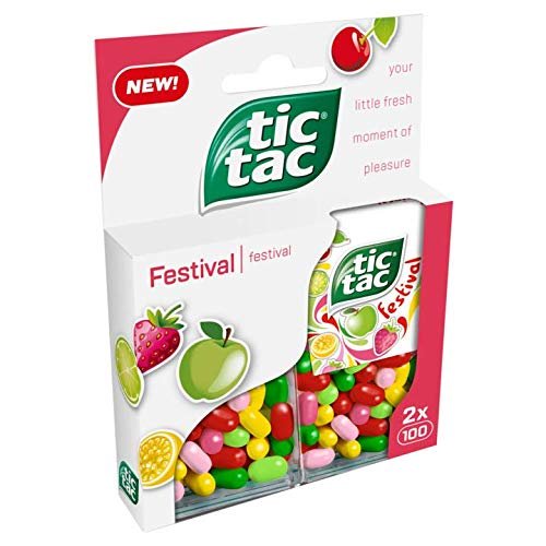 Mints | Tic Tac | Festival Duopack | Total Weight 98 Grams