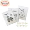 2 Packs of Dental Elastic Bands 3/16" - 3.5 oz Orthodontic Bracelets (200 Elastics) view 1