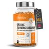 Turmeric and Black Pepper Capsules | 2160mg Dose | 365 Tablets | 4 Month Supply | 3 A Day | Herbal Supplements | High Strength Curcumin | VitaBright Organic Tumeric Supplement view 1