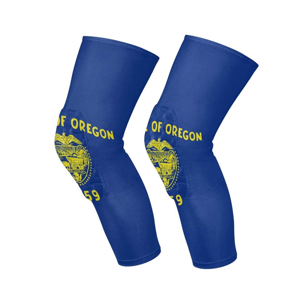 poeticcity Oregon Flag 1 Pair Calf Sleeves Cooling Leg Support Pain Recovery