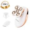 2019 Upgraded Electric Painless Razor Shaver Women 3 in 1 Wet Dry Underarm Trimmer Leg Shaver Hair Remover USB Rechargeable 5 Head Shaving Waterproof Cordless for Face, Body, Underarms Leg and Bikini view 2