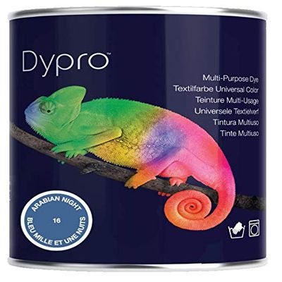Dypro Multi Purpose Hand & Machine Fabric Dye 500g Tin (Arabian Night)