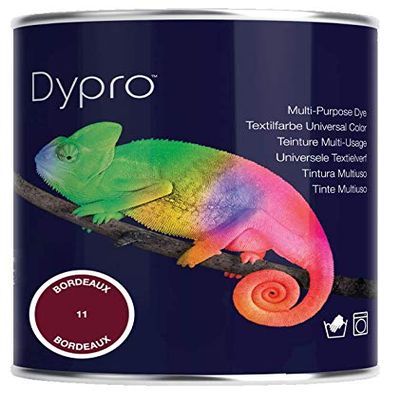 Dypro Multi Purpose Hand & Machine Fabric Dye 500g Tin (Bordeaux)