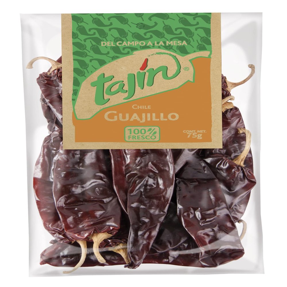 Dried Guajillo Chillies, Pack 75g - Chili Guajillo Seco TAJN 75g