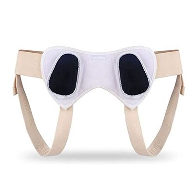 2-Pcs Inguinal Hernia Belt with Two Removable Compression Pads Groin - Truss Belt for Surgery Recovery & Physiotherapy of Hernias,L