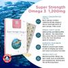 Healthspan Super Strength Omega 3 1,200mg | Brain, Heart & Eye Health | 240mg DHA & 360mg EPA per Capsule| Highly Purified to Remove Toxins | Sustainably Sourced Fish Oil (60 Capsules) view 2