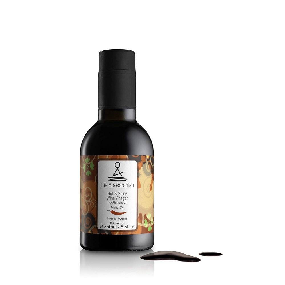 Apokoronian Cretan Hot & Spicy Wine Vinegar 250ml