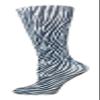 10-18 mmHg Compression Socks Zebra view 1