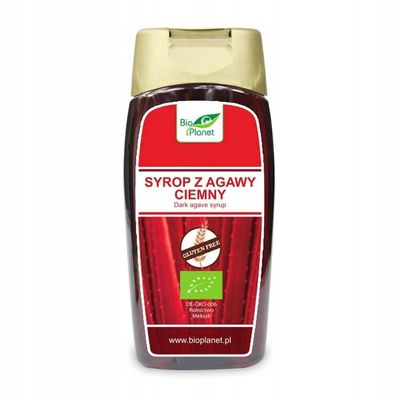 Agave Syrup Dark Gluten-Free BIO 350 g (250 ml) - BIO PLANET