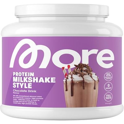 More Protein Whey Casein Protein Powder, Iced Coffee, 600 g, 1.32 lbs, 20 Servings - with Lactase