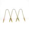 100% Brass Tongue Cleaner with Brass Pipe Handles, Rustproof Brass Tongue Scrapper for Bad Breath Removal, New Design view 1