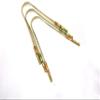100% Brass Tongue Cleaner with Brass Pipe Handles, Rustproof Brass Tongue Scrapper for Bad Breath Removal, New Design view 2