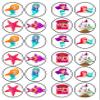 24 Mermaid Party Under The Sea Theme #1 Edible Cupcake Toppers - Wafer Cake Decorations view 1