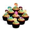 Mermaid Party Under The Sea Theme #2 Edible Cupcake Toppers - Wafer Cake Decorations (Pack of 12) view 1